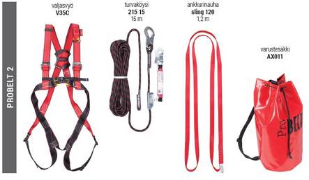 Putoamissuojain valmispakkaus Probelt 2 - Pakkaukset putoamissuojaimille - 850200 - 1