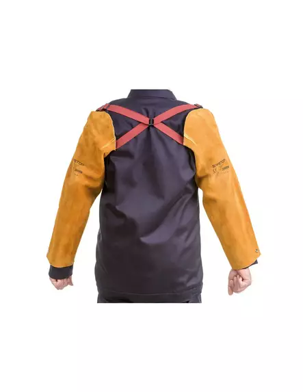 Safetop Nahkaiset hitsaushihat 65cm - Hitsaus- ja lämpökäsineet - 20490 - 1