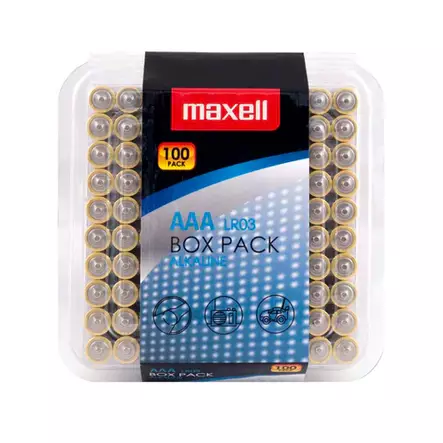 Maxell AAA-paristopakkaus 100 kpl - Valaisintarvikkeet - Maxell-AAA-100 - 2