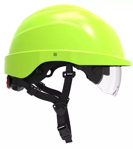 Probelt ATRA20 Safety Helmet with Visor Hi-Vis Yellow - SAFETY HELMETS FOR WORKING - ATRA20 - 1