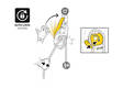 Petz I'D EVAC yellow Laskeutumislaite - Nousu ja laskeutuminen - D020CA00 - 2