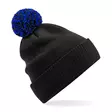 Pom pom beanie with company logo - Beechfield B450 Snowstarr - BEANIES - B450 - 12