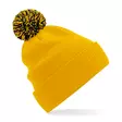 Pom pom beanie with company logo - Beechfield B450 Snowstarr - BEANIES - B450 - 18