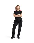 Blåkläder 7130 Women's Stretch Holster Pocket Trousers - Naisten työhousut - 71301370 - 9993
