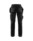 Blåkläder 7130 Women's Stretch Holster Pocket Trousers - Naisten työhousut - 71301370 - 9001