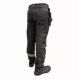 BoSafety Carbon+ cotton stretch trousers black with detachable tool pockets - Hanging-Pocket Work Trousers with Logo | Protecton - TR-CARBONPLUS-0200 - 4