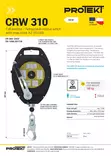 Protekt CRW310 Fall Arrester with Rescue Winch - Kelautuvat tarraimet - CRW310 - 4