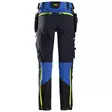 Snickers 6940 flexiwork softshell stretch work trousers holster pockets - Hanging-Pocket Work Trousers with Logo | Protecton - 6940 - 42