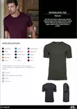 Tee Jays 520 paksu heavy cotton T-paita edustuskäyttöön - T-paidat ja pitkähihaiset - 520 - 4