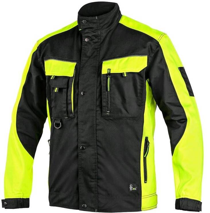 CXS Brighton Work Jacket black-yellow - JACKETS - 1010-001-802-00 - 1
