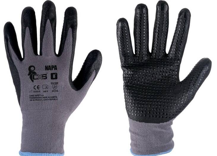 CXS Napa Work Glove Nitrile with stud - Pinnoitetut työkäsineet - 3410-003-710 - 1