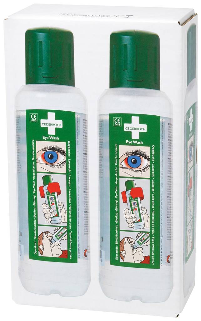 Cederroth Eyewash bottles 2x500ml - EYE WASH - 725200 - 1