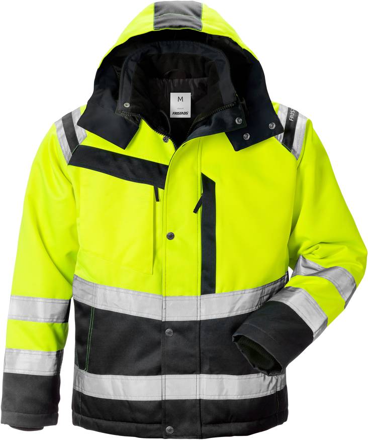 Fristads 4043 Hi-Vis Winter Jacket - High Visibility Winter Jackets EN ISO 20471 Class 1–3 - 119630 - 1