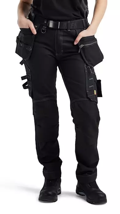 Blåkläder 7130 Women's Stretch Holster Pocket Trousers - Naisten työhousut - 71301370 - 1