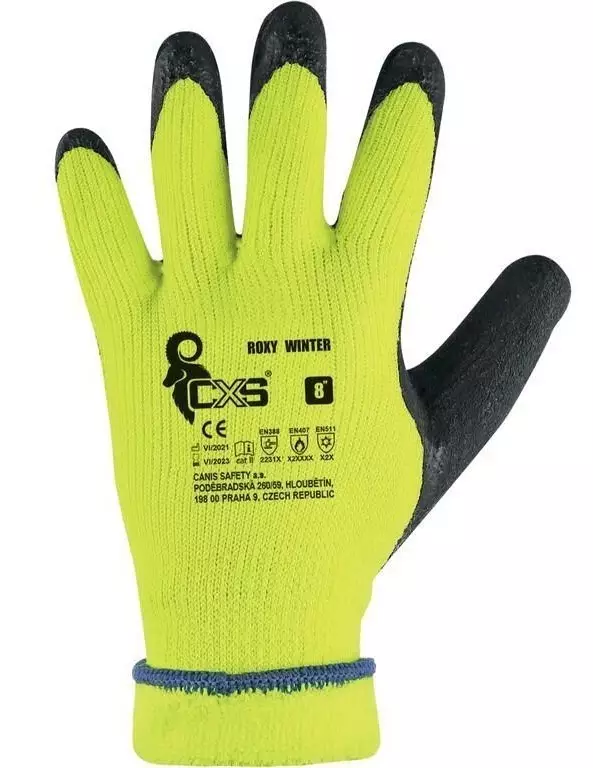 CXS Roxy Talvikäsine Thermo Latex - Talvityökäsineet  - 3700-010-160 - 1