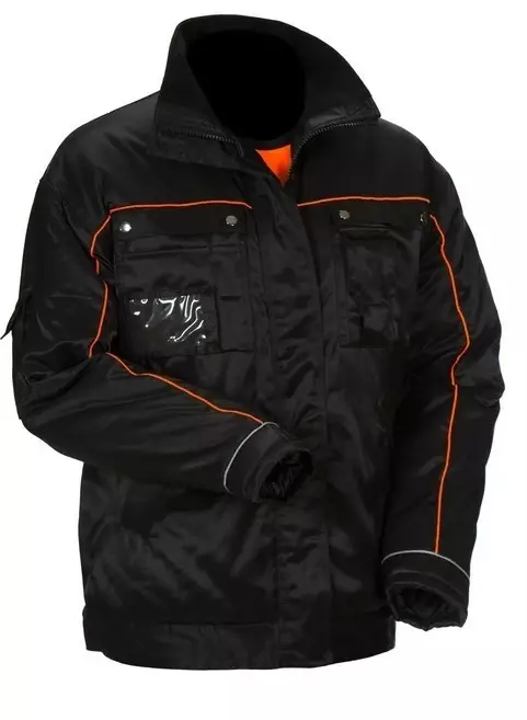 Priha 4150 Winter Work Jacket black/orange - Corporate & Work Winter Jackets Non-Hi-Vis - 4150 - 1
