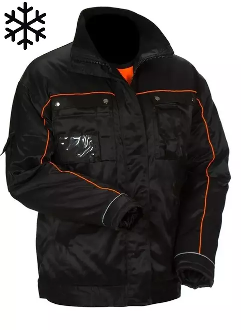 Priha 4150 Winter Work Jacket black/orange - Corporate & Work Winter Jackets Non-Hi-Vis - 4150 - 1