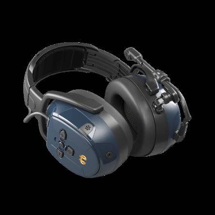 Hellberg Xstream MP Hearing Protection Headban - Electronic Radio Headsets – Bluetooth Hearing Protection - 48012-001 - 2