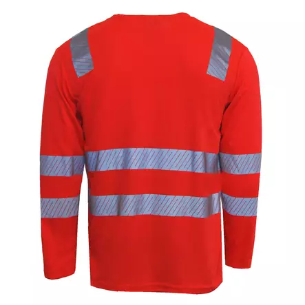 HiVis Red | 100 % polyester - HIVIS SHIRT - 2341 - 2