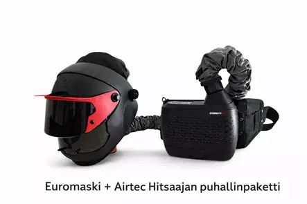 Evermatic AirTec + CA Euromaski paketti - Moottoroidut puhallinsuojaimet - EV_WELDERS_PACK1 - 1