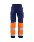 Blåkläder 7161 Women's Hi-Vis Pants - Naisten työhousut - 71611811 - 8951