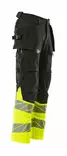 Mascot Stretch Hi-Vis Pants CL1 Nail Pocket Mascot stretch hi-vis work trousers class 1 - HIVIS TROUSERS - 19131 - 13