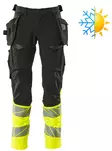 Mascot Stretch Hi-Vis Pants CL1 Nail Pocket Mascot stretch hi-vis work trousers class 1 - HIVIS TROUSERS - 19131 - 1