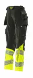 Mascot Stretch Hi-Vis Pants CL1 Nail Pocket Mascot stretch hi-vis work trousers class 1 - HIVIS TROUSERS - 19131 - 12