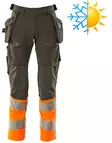 Mascot Stretch Hi-Vis Pants CL1 Nail Pocket Mascot stretch hi-vis work trousers class 1 - HIVIS TROUSERS - 19131 - 2