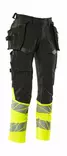 Mascot Stretch Hi-Vis Pants CL1 Nail Pocket Mascot stretch hi-vis work trousers class 1 - HIVIS TROUSERS - 19131 - 14