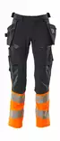 Mascot Stretch Hi-Vis Pants CL1 Nail Pocket Mascot stretch hi-vis work trousers class 1 - HIVIS TROUSERS - 19131 - 21