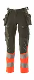 Mascot Stretch Hi-Vis Pants CL1 Nail Pocket Mascot stretch hi-vis work trousers class 1 - HIVIS TROUSERS - 19131 - 24