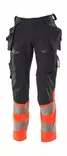 Mascot Stretch Hi-Vis Pants CL1 Nail Pocket Mascot stretch hi-vis work trousers class 1 - HIVIS TROUSERS - 19131 - 23