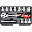 Yato Socket set 1/2" 10-24 mm 12-piece - TOOL SETS - YT-38671 - 1