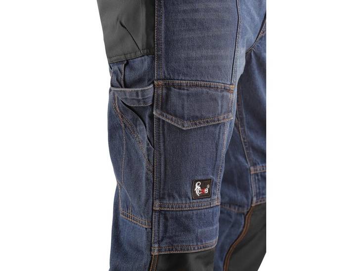 CXS Nimes Denim Denim work Pants 370 g/m2 Stonewashed Blue-black