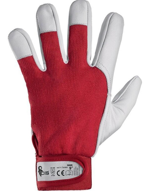 CXS Technik Nahka Työkäsine Tarralla - Nahka työkäsineet - 3210-010-251 - 1