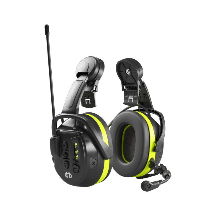Hellberg Local 446 Hearing Protection Helmet - Electronic Radio Headsets – Bluetooth Hearing Protection - 85101-001 - 1