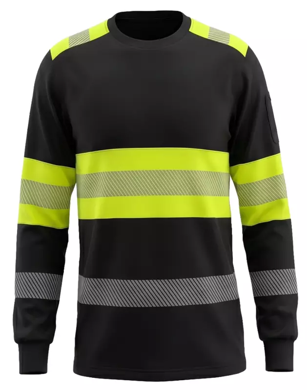 BoSafety RICO Long-Sleeve High-Visibility Shirt Class 1 - HIVIS SHIRT - TS-RICOLONG-C3-301 - 1