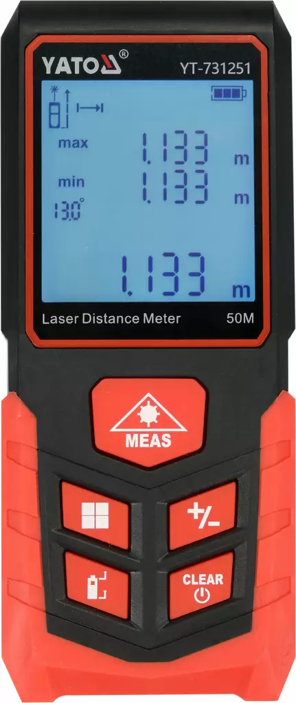 Yato Laser rangefinder 50m - Mittaus - YT-731251 - 1