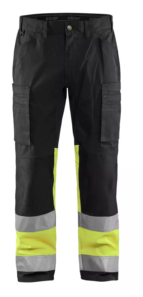 Blåkläder 1551 Hi-Vis Pants Stretch LK1 - HIVIS TROUSERS - 15511811 - 1