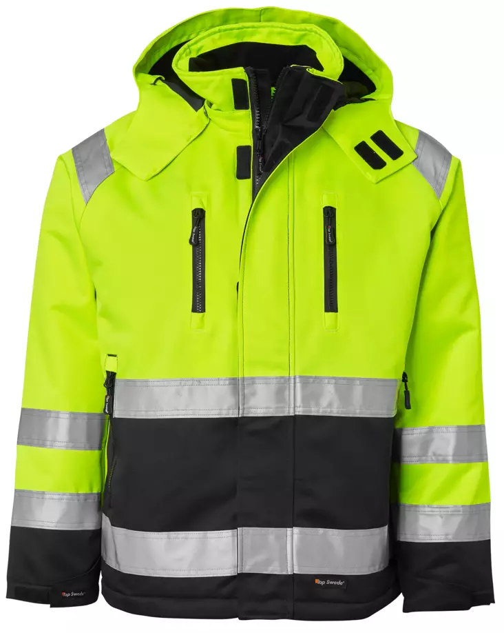 Top Swede 131 Hi-Vis Winter Jacket - High Visibility Winter Jackets EN ISO 20471 Class 1–3 - 131 - 1