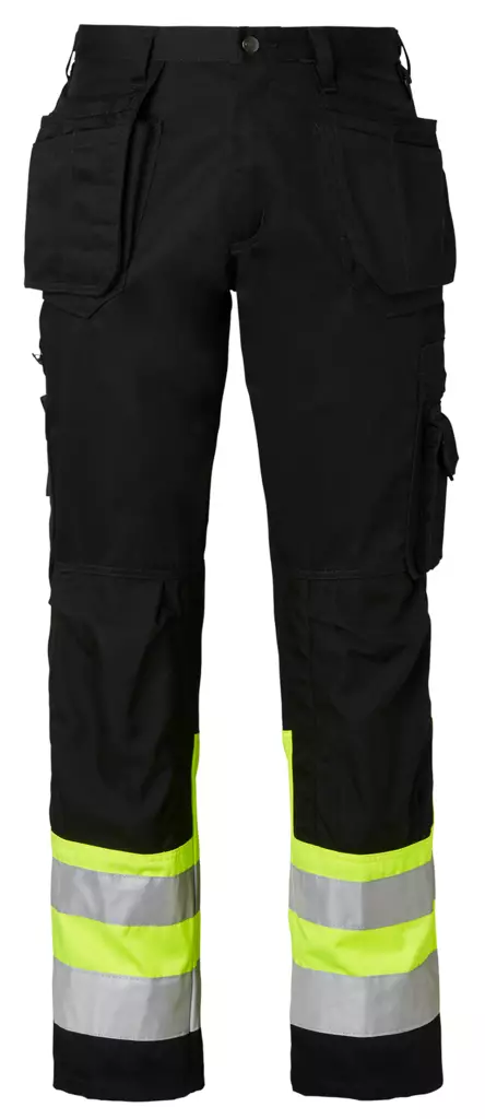 Top Swede 2171 High Visibility Work Trousers with Hanging Pockets Class 1 - HIVIS TROUSERS - 2171 - 1