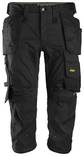 Snickers 6142 Pirate pants RT black - Work Shorts with Logo | Protecton - 6142 - 1