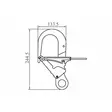 Ankkurointikoukku teleskooppitangolle - Ankkurointipisteet - FA6001602 - 2