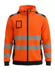 BoSafety Delaver Hi-Vis Hoodie Class 3 - HIVIS SWEATSHIRT | FLEECE - ML-DELAVER-C3-0302 - 2