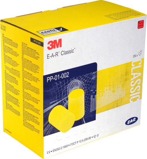 EAR Classic ear plug PP-01-002 a'250p - EAR PLUGGS HEARING PROTECTION - PP-01-002-250 - 1