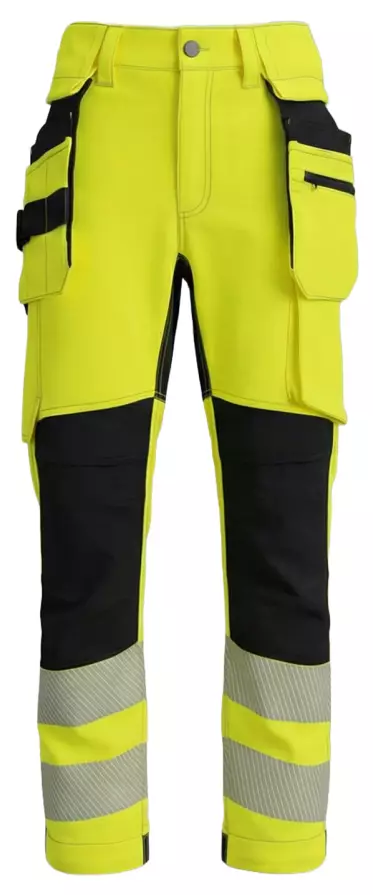 Bosafety Combo+ luokka 2 stretch-huomiohousu irtotaskuilla - Huomiohousut - TR-COMBOPLUS-C2 - 1
