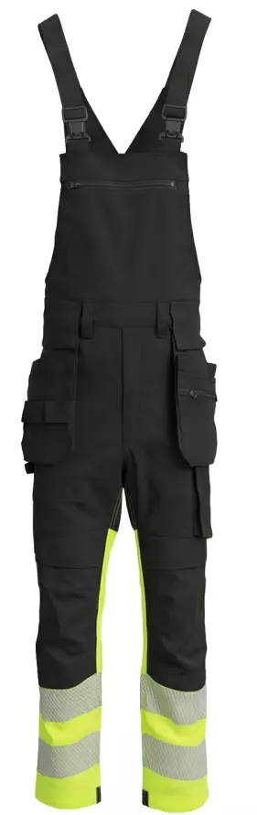 BoSafety COMBOPLUS stretch bib overalls with holster pockets – hi-vis class 1 - HIVIS COVERALLS - BP-COMBOPLUS-C1-02 - 1