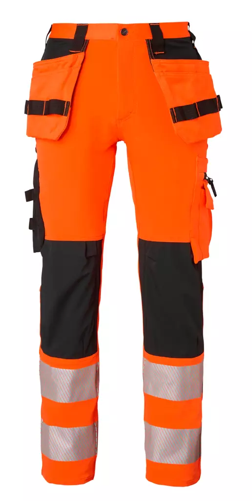 Top Swede 313 Hi-Vis pants stretch Orange - HIVIS TROUSERS - 313-052 - 1