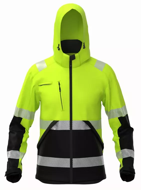 Valencia High Visibility Softshell Jacket LK2 - JACKETS HIVIS - VALENCIA-C2-0402 - 1